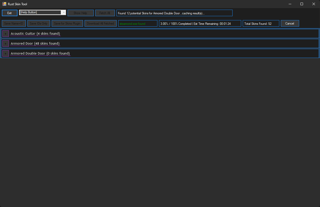 Skin Downloader Fetch All